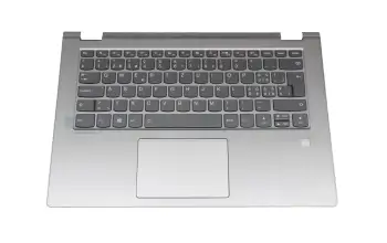 C3E430TC14E0 Original Lenovo Tastatur inkl. Topcase CH (schweiz) grau/silber mit Backlight
