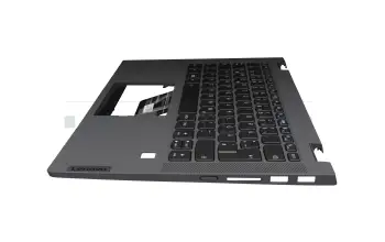 C550-14 Original Lenovo Tastatur inkl. Topcase DE (deutsch) grau/grau mit Backlight