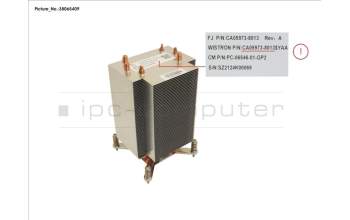 Fujitsu CA05973-8013 CPU HEATSINK