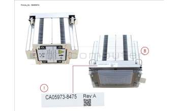 Fujitsu CA05973-8475 TX2550M7 TOWER CPU HEATSINK (3U)