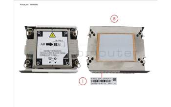 Fujitsu CA05973-8731 VALUE HEATSINK FRONT