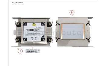 Fujitsu CA05973-8733 PERFORMANCE HEATSINK FRONT