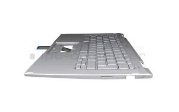 CL9E10HU Original Acer Tastatur DE (deutsch) silber mit Backlight