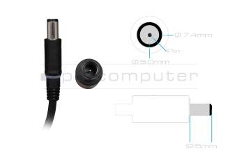 CN-01HKJ6-CH200 Original Dell Netzteil 180,0 Watt abgerundete Bauform