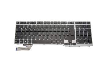 CP700238-XX Original Fujitsu Tastatur DE (deutsch) schwarz mit Backlight