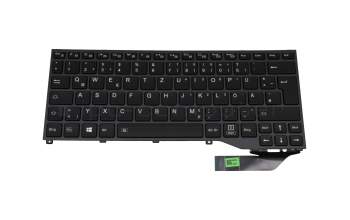 CP724833-XX Original Fujitsu Tastatur DE (deutsch) schwarz mit Backlight