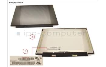 Fujitsu CP794442-XX LCD PANEL, BOE, NT133WHM-N47 (HD)
