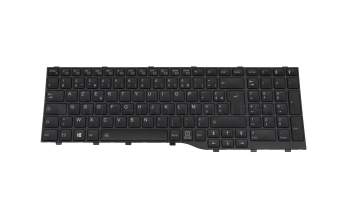 CP806592-XX Original Fujitsu Tastatur FR (französisch) schwarz mit Backlight