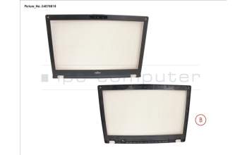 Fujitsu CP809791-XX LCD FRONT COVER HD (W/ RGB CAM)