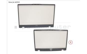 Fujitsu CP809908-XX LCD FRONT COVER (W/ RGB CAM)