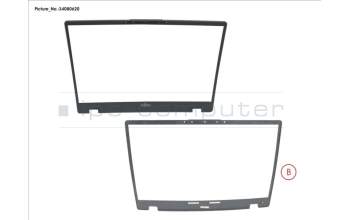 Fujitsu CP809912-XX LCD FRONT COVER (W/ HELLO, EPRIV)