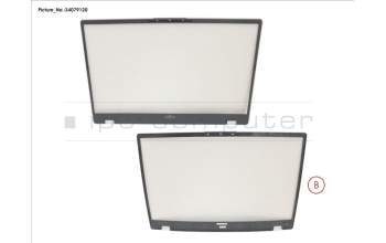 Fujitsu CP809997-XX LCD FRONT COVER (W/ RGB CAM)