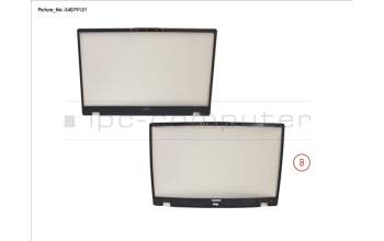 Fujitsu CP809998-XX LCD FRONT COVER (W/ HELLO CAM)