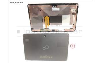 Fujitsu CP813201-XX LCD BACK COVER W/ FINGERPRINT