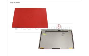 Fujitsu CP826987-XX LCD BACK COVER RED W/ WLAN