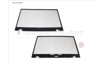 Fujitsu CP827181-XX LCD FRONT COVER (W/ HELLO)