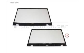 Fujitsu CP827185-XX LCD FRONT COVER EPRIV (W/O CAM)