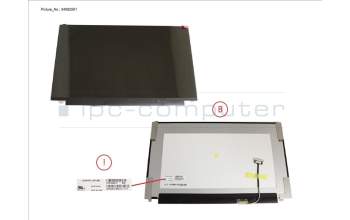 Fujitsu CP827253-XX LCD ASSY 15\" FHD TOUCH W/ PLATE