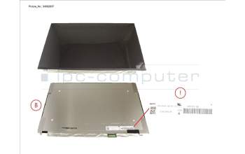 Fujitsu CP829358-XX LCD ASSY 15\" FHD W/ PLATE