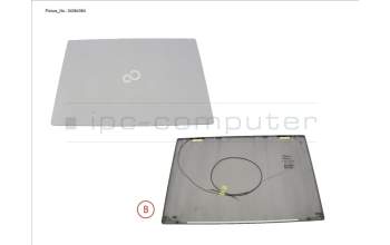 Fujitsu CP847238-XX LCD BACK COVER ASSY