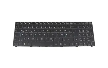 CVM18H96D09430 Original Clevo Tastatur DE (deutsch) schwarz/weiß mit Backlight
