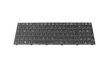 Clevo NJ70x Original Tastatur DE (deutsch) schwarz/weiß
