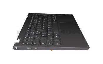 DQ6615G4200 Original Lenovo Tastatur inkl. Topcase DE (deutsch) grau/grau mit Backlight