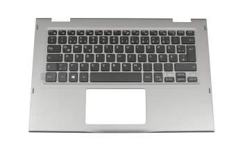 Dell Inspiron 13 (5378) Original Tastatur inkl. Topcase DE (deutsch) schwarz/silber mit Backlight