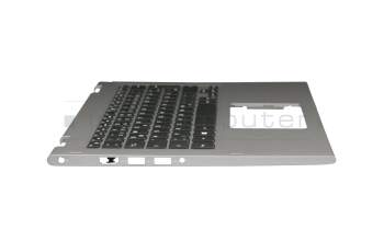 Dell Inspiron 13 (5378) Original Tastatur inkl. Topcase DE (deutsch) schwarz/silber mit Backlight