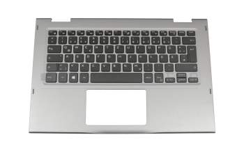 Dell Inspiron 13 2in1 (5368) Original Tastatur inkl. Topcase DE (deutsch) schwarz/silber mit Backlight