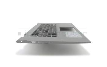 Dell Inspiron 15 (5579) Original Tastatur inkl. Topcase DE (deutsch) schwarz/grau mit Backlight für Fingerprint-Sensor