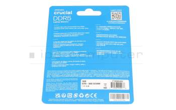 Dell Precision 16 (7670) Arbeitsspeicher 32GB DDR5-RAM CAMM (Dell) (PC5-5600) CAMM Adapter Kit Crucial 5600Mhz 32GB