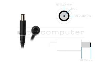 Dell Precision 17 (7740) Original Netzteil 280,0 Watt flache Bauform