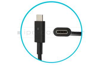 Dell XPS 17 (9700) Original USB-C Netzteil 90,0 Watt abgerundete Bauform