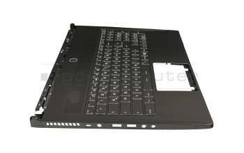 E2P-6H21326-D37 Original MSI Tastatur inkl. Topcase DE (deutsch) schwarz/schwarz mit Backlight