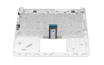 EAG72003020 Original HP Tastatur inkl. Topcase DE (deutsch) weiß/weiß