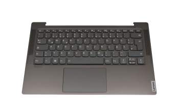 EC1EH00500 Original Lenovo Tastatur inkl. Topcase DE (deutsch) grau/grau mit Backlight