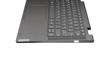 EC1FH00800 Original Lenovo Tastatur inkl. Topcase DE (deutsch) grau/grau mit Backlight