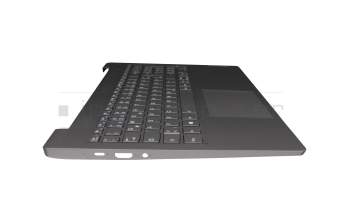 EL1K7001100 Original Lenovo Tastatur inkl. Topcase DE (deutsch) grau/grau mit Backlight