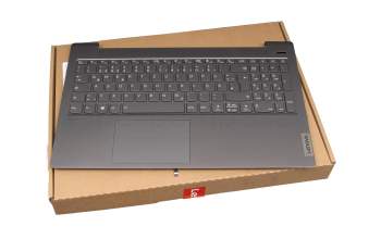 ET1K7000200 Original Lenovo Tastatur inkl. Topcase DE (deutsch) grau/grau mit Backlight