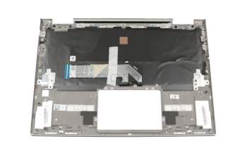 ET279000300 Original Lenovo Tastatur inkl. Topcase DE (deutsch) grau/silber mit Backlight