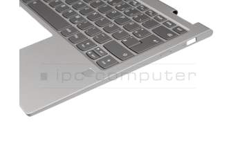 ET279000300 Original Lenovo Tastatur inkl. Topcase DE (deutsch) grau/silber mit Backlight