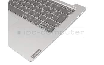 ET2GK000300 Original Lenovo Tastatur inkl. Topcase DE (deutsch) grau/silber mit Backlight