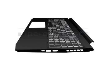 ET3AU000600QSD1 Original Acer Tastatur inkl. Topcase DE (deutsch) schwarz/weiß/schwarz mit Backlight