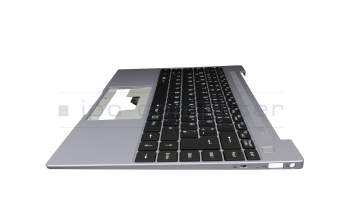 Emdoor NS14AR Original Tastatur inkl. Topcase DE (deutsch) schwarz/grau mit Backlight
