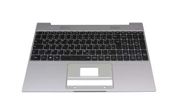 Emdoor NS15IC Original Tastatur inkl. Topcase DE (deutsch) schwarz/grau mit Backlight