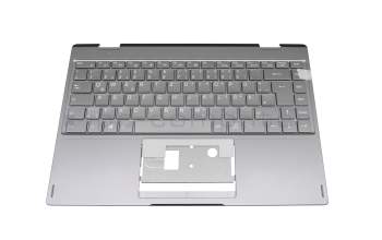Emdoor YM14G Original Tastatur inkl. Topcase DE (deutsch) grau/grau