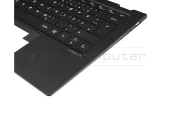 Emdoor YS13G Original Tastatur inkl. Topcase DE (deutsch) schwarz/schwarz