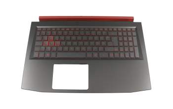 FA290000201 Original Acer Tastatur inkl. Topcase DE (deutsch) schwarz/rot/schwarz mit Backlight (Nvidia 1050)