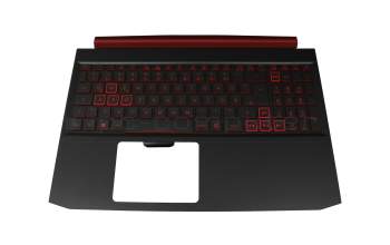 FA2K1000301 Original Acer Tastatur inkl. Topcase DE (deutsch) schwarz/schwarz/rot mit Backlight